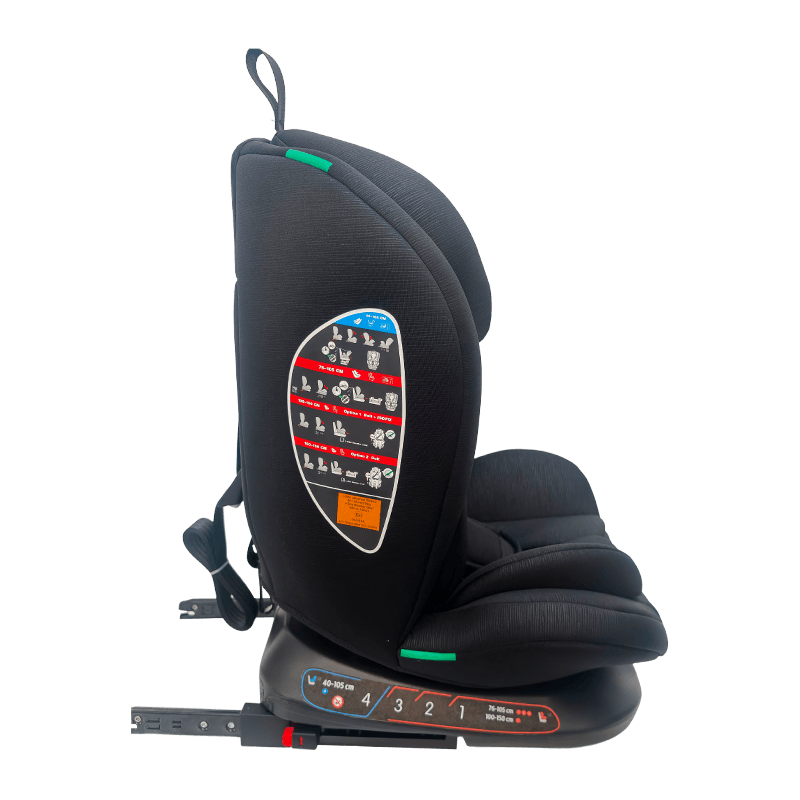 OG801A ECE R129 pro 40-150 cm kabriolet Baby Group 0 1 2 3 Omezení autosedačky s isofixem