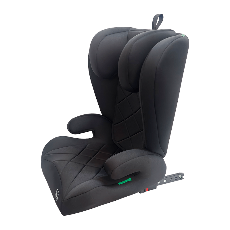 OG303B s autosedačkou ISOFIX, skupina 2 3 autosedačka, posilovací skládací, černá s reliéfem