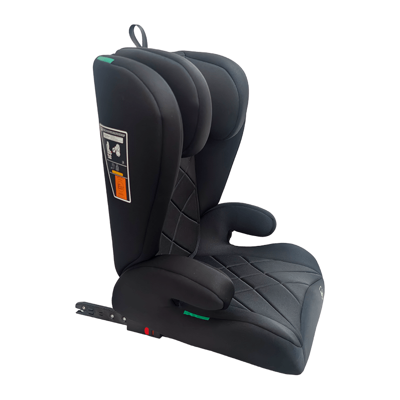 OG303B s autosedačkou ISOFIX, skupina 2 3 autosedačka, posilovací skládací, černá s reliéfem